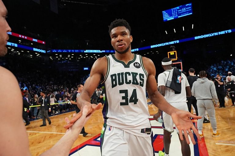 Giannis Becomes Bucks’ Scoring Leader In OT Win Over Nets | Basket Ball ...